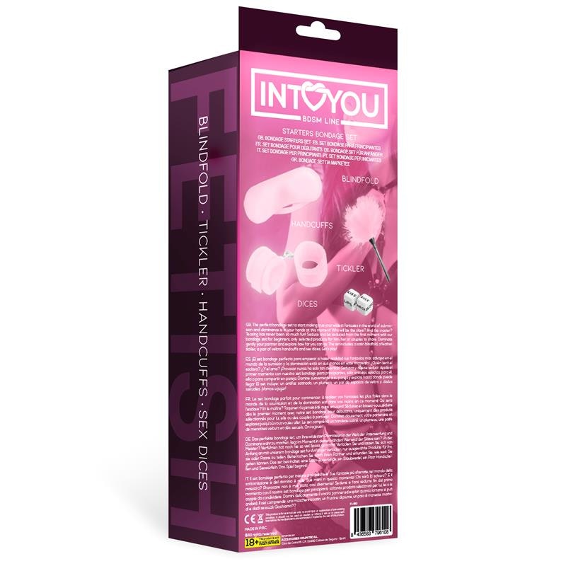 Intoyou - Starters Bondage Set 4 Pieces, Pink
