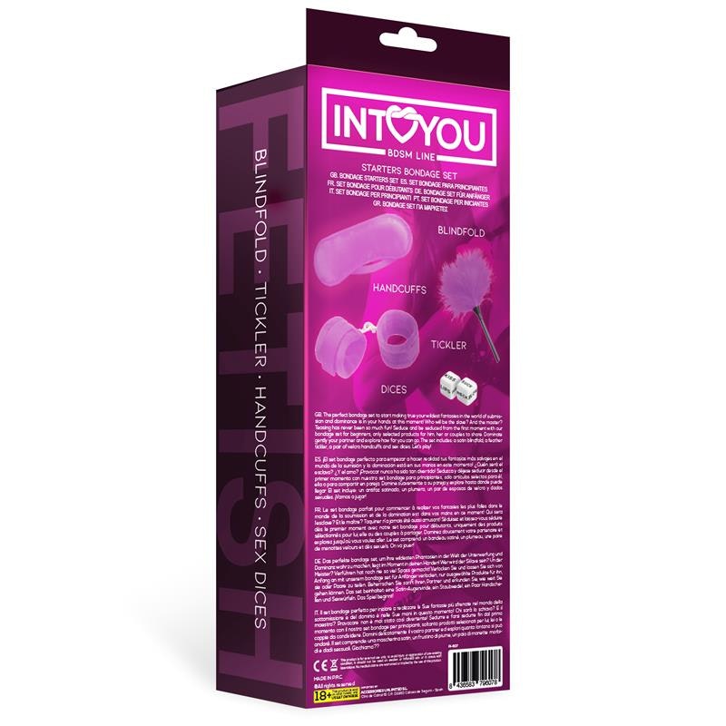 Intoyou - Starters Bondage Set 4 Pieces, Purple
