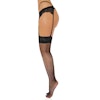 Net Stockings with Lace Top, One Size