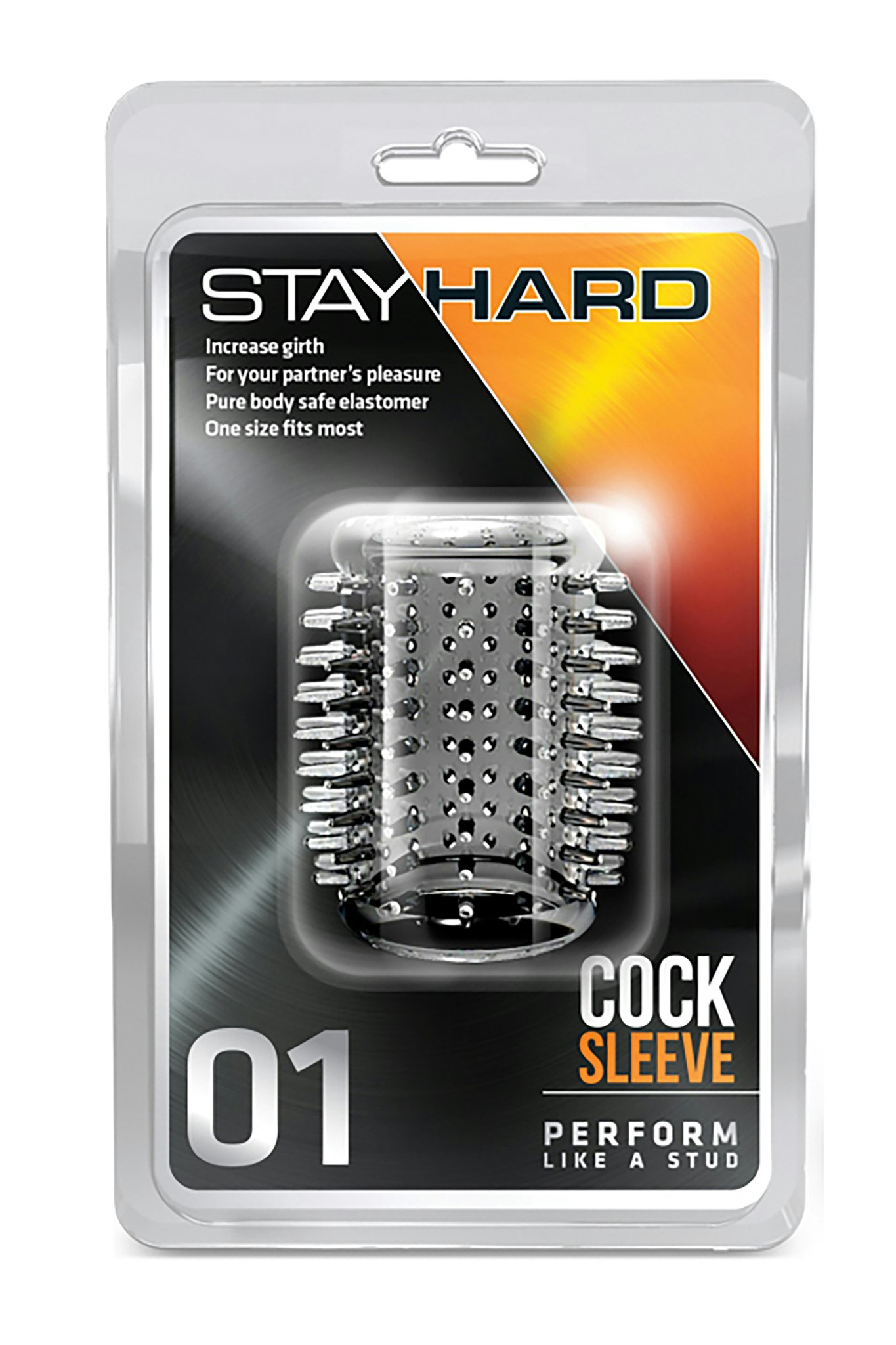 Stay hard cock sleeve 01, clear