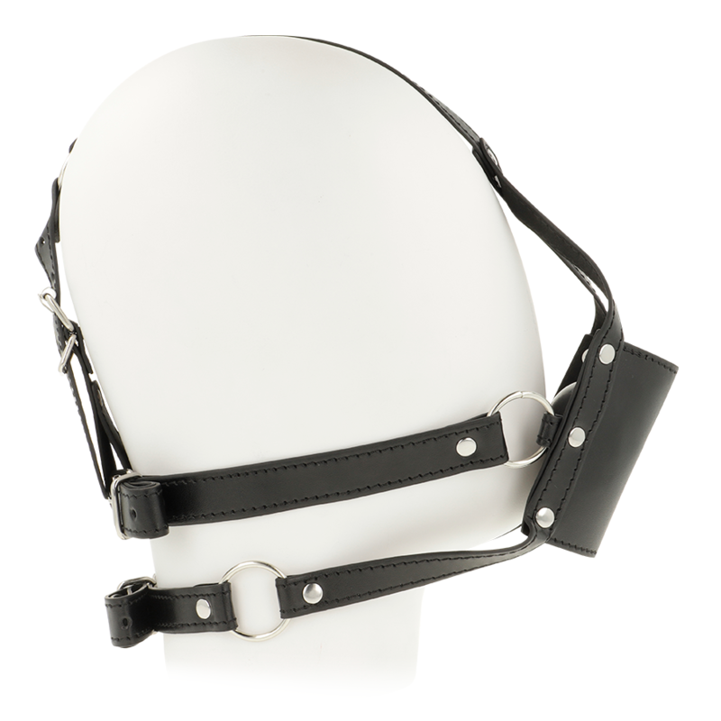 Ohmama - Head harness with muzzle cover ball gag