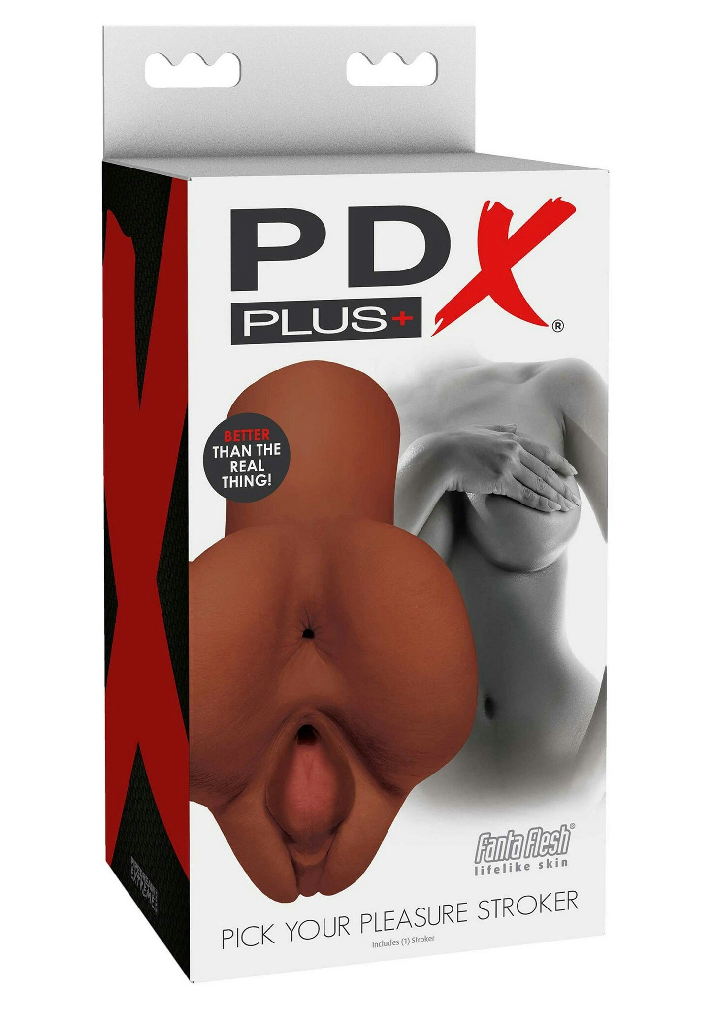 PDX Plus -Pick Your Pleasure Stroker, Dark skin tone