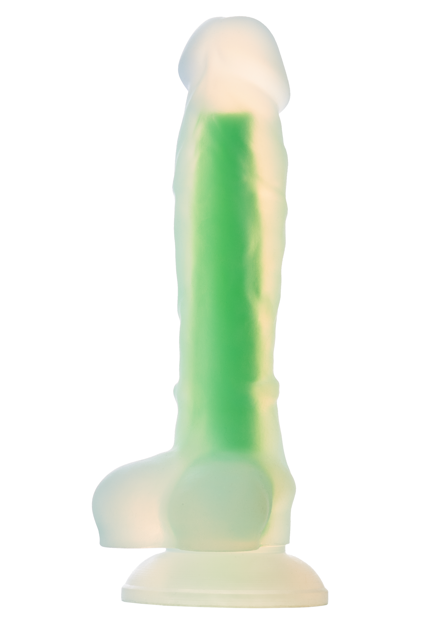 Radiant - Glow-in-the-dark dildo, Small, Green