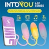 Intoyou® App Series - Vibrating egg with app, Double-layer silicone, Blue/Purple