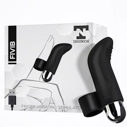 Fivib, Rechargeable Finger Vibrating Stimulator, Black