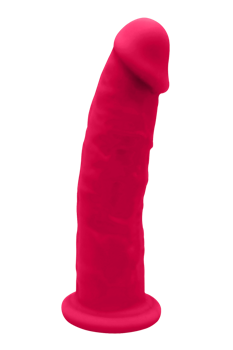 Real Love - Dual density Thermo reactive Dildo 7,5 inch, Fuchsia