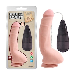 Realistic Vibrating Dildo Real Feel 23,3 cm, 9.9"