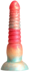 Colours - Stacked, 6 Inch Dildo, Red/Gold