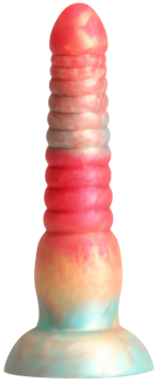 Colours - Stacked, 6 Inch Dildo, Red/Gold