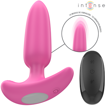 Intense - Ross, Vibrating anal plug, Pink