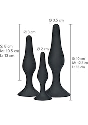 Anal play - Curvy Companions Kit 3 pcs