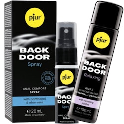 Pjur® Back Door, Set of anal silicone lubricant and spray