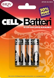 Batteri AAA LR03 4-pack