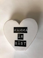 Stående hjärta Mamma litet