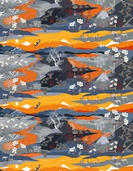 Fjällvandring- orange