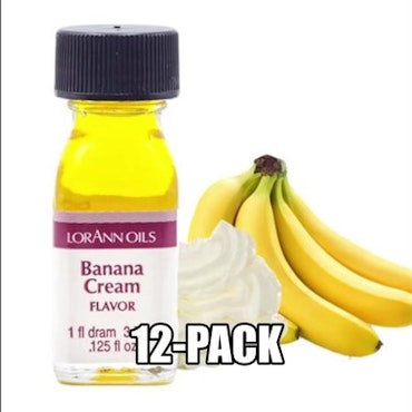 Bananessens Eske med 12 flasker à 3,75ml