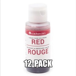 Rød Konditorfarge Eske med 12 flaske à 29,5ml