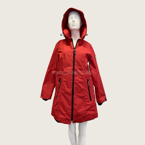 Normann Coat ytterjakke/regnjakke rød