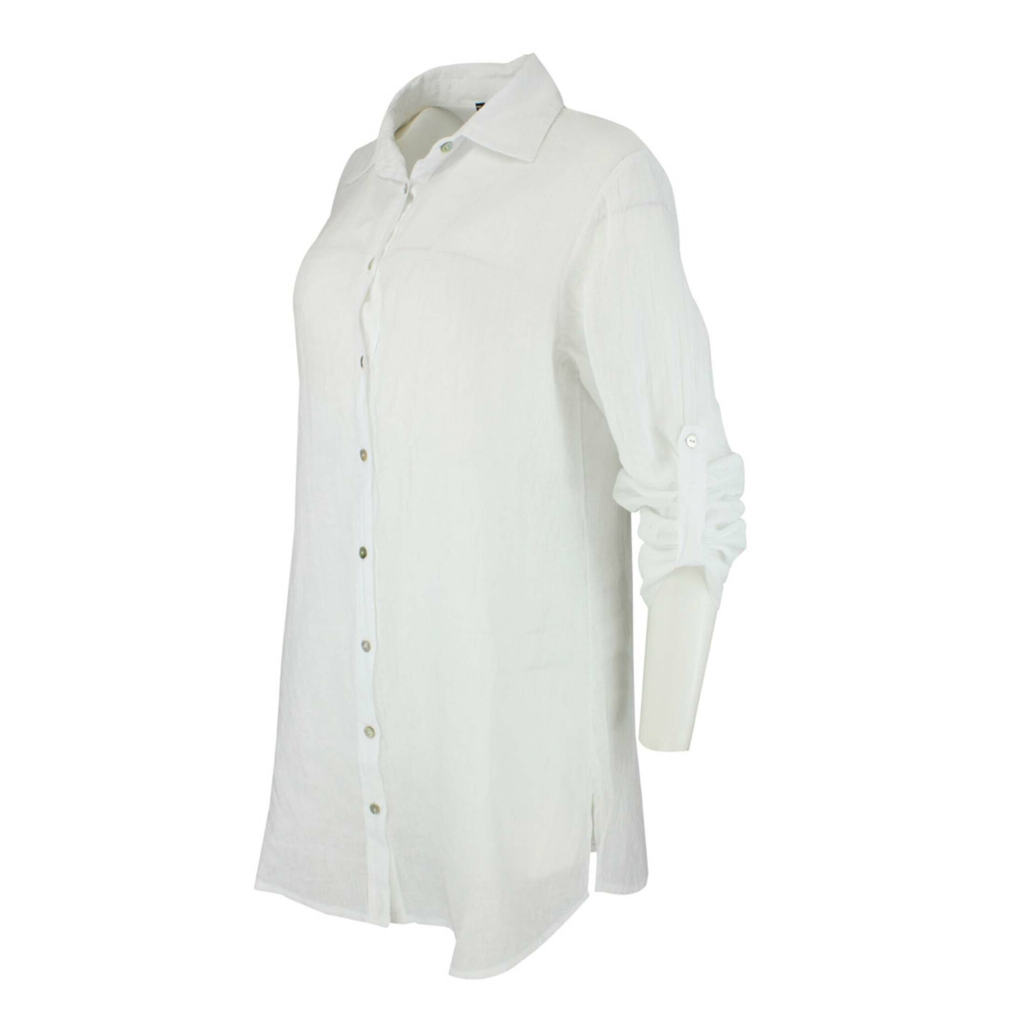 Bohéme skjorte - farge hvit