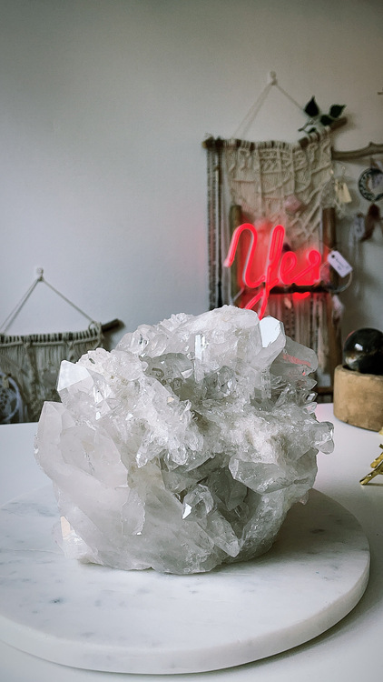 Bergkristall, kluster