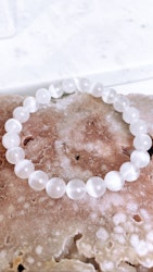 Selenit, armband 8 mm