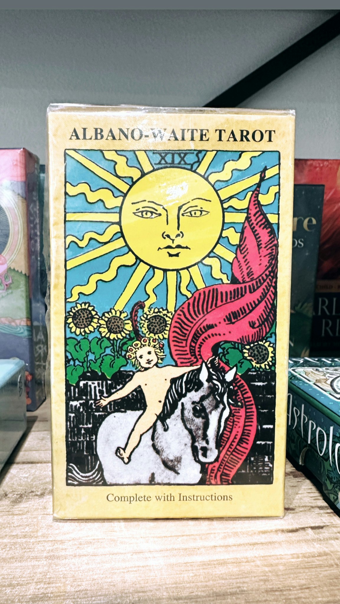 Albano-Waite Tarot, tarotkort (öppnat ex)
