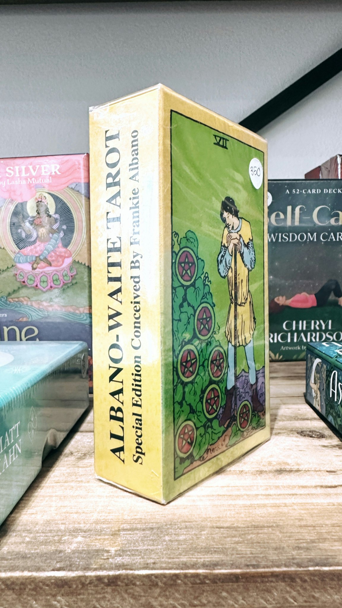 Albano-Waite Tarot, tarotkort (öppnat ex)