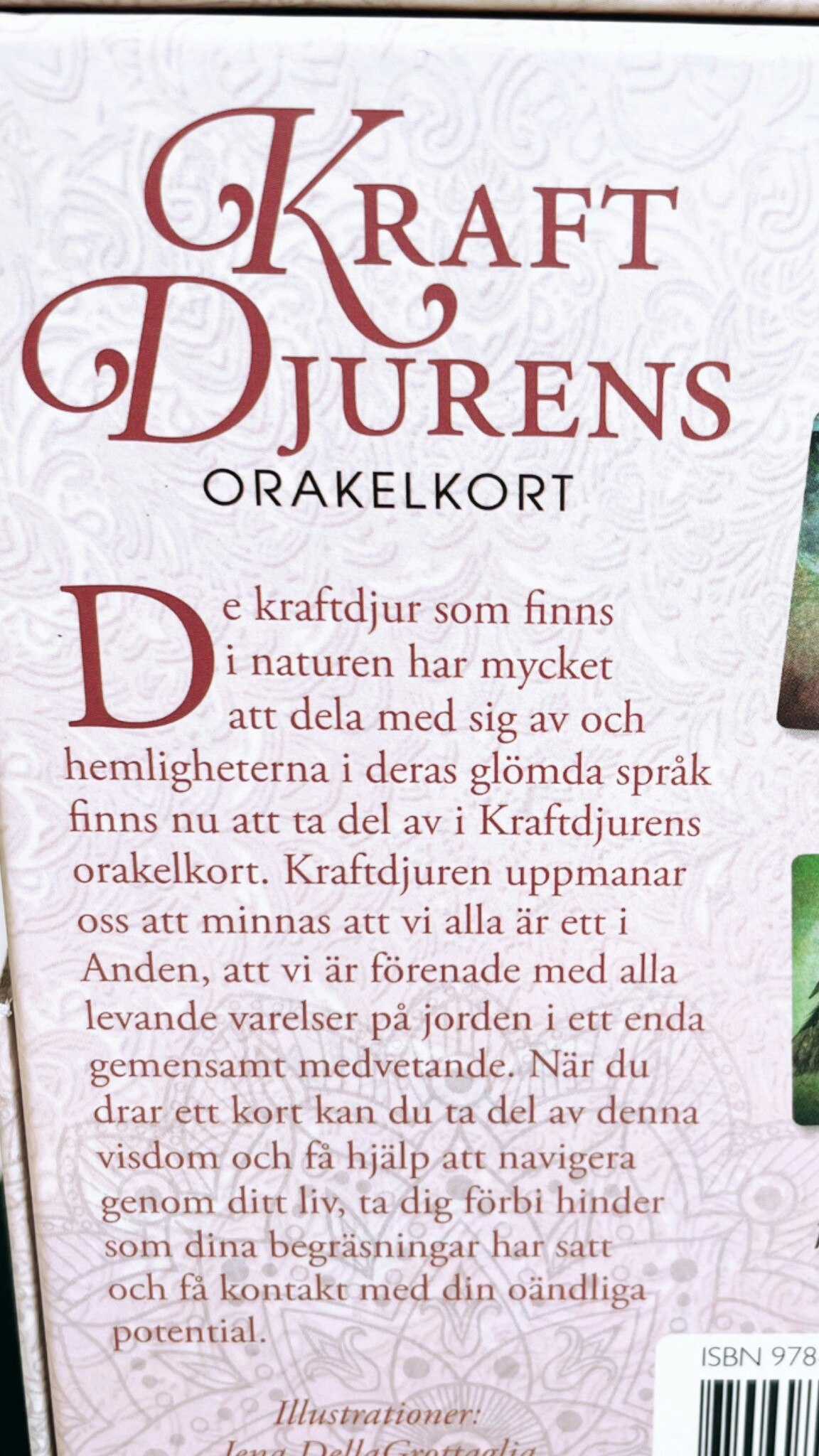 Kraftdjurens Orakelkort, (öppnat ex)