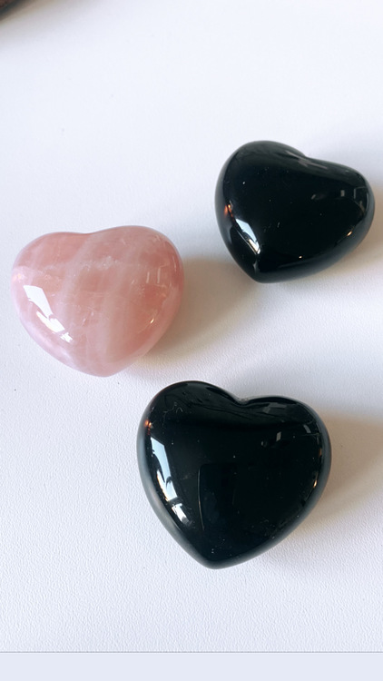 Svart Obsidian, hjärta