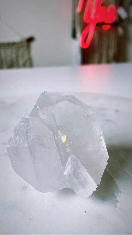 Bergkristall, kluster (E)