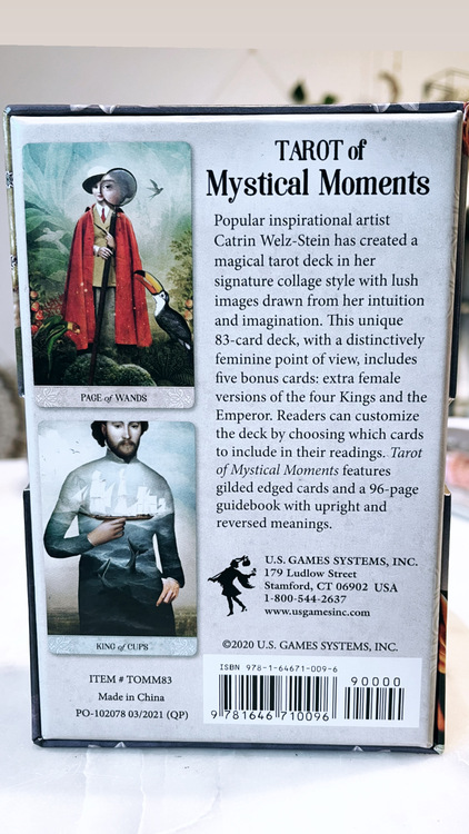 Tarot of Mystical Moments, tarotkort