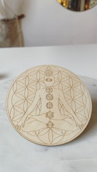 Träplatta, chakra