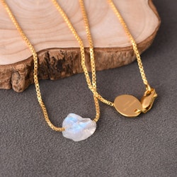 Guided moonstone, halsband från Biverståhl Crystals