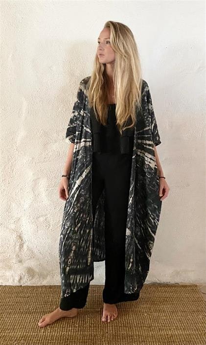 Kimono Svart batik