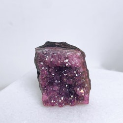 Bergkristall med metallaura, kluster A