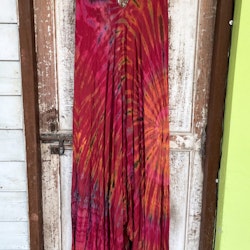Klänning, rosa/orange batik (H)