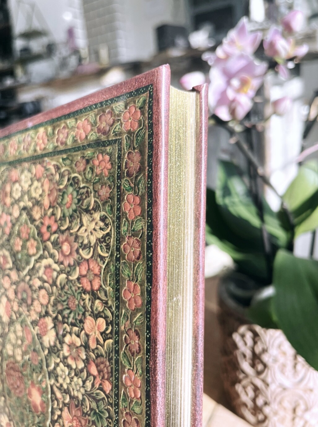 Gilded floral, journal
