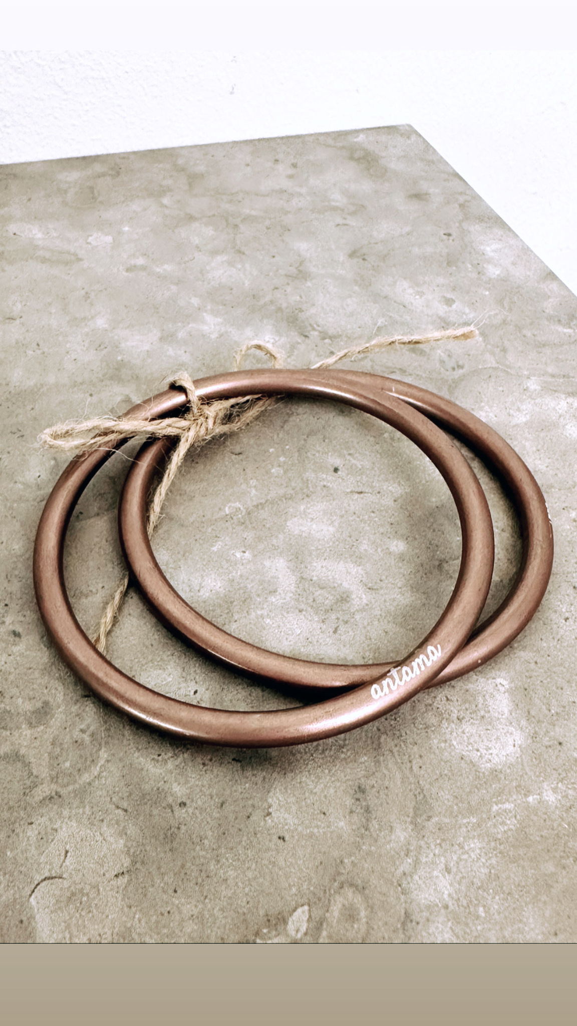 Sling Rings, brons