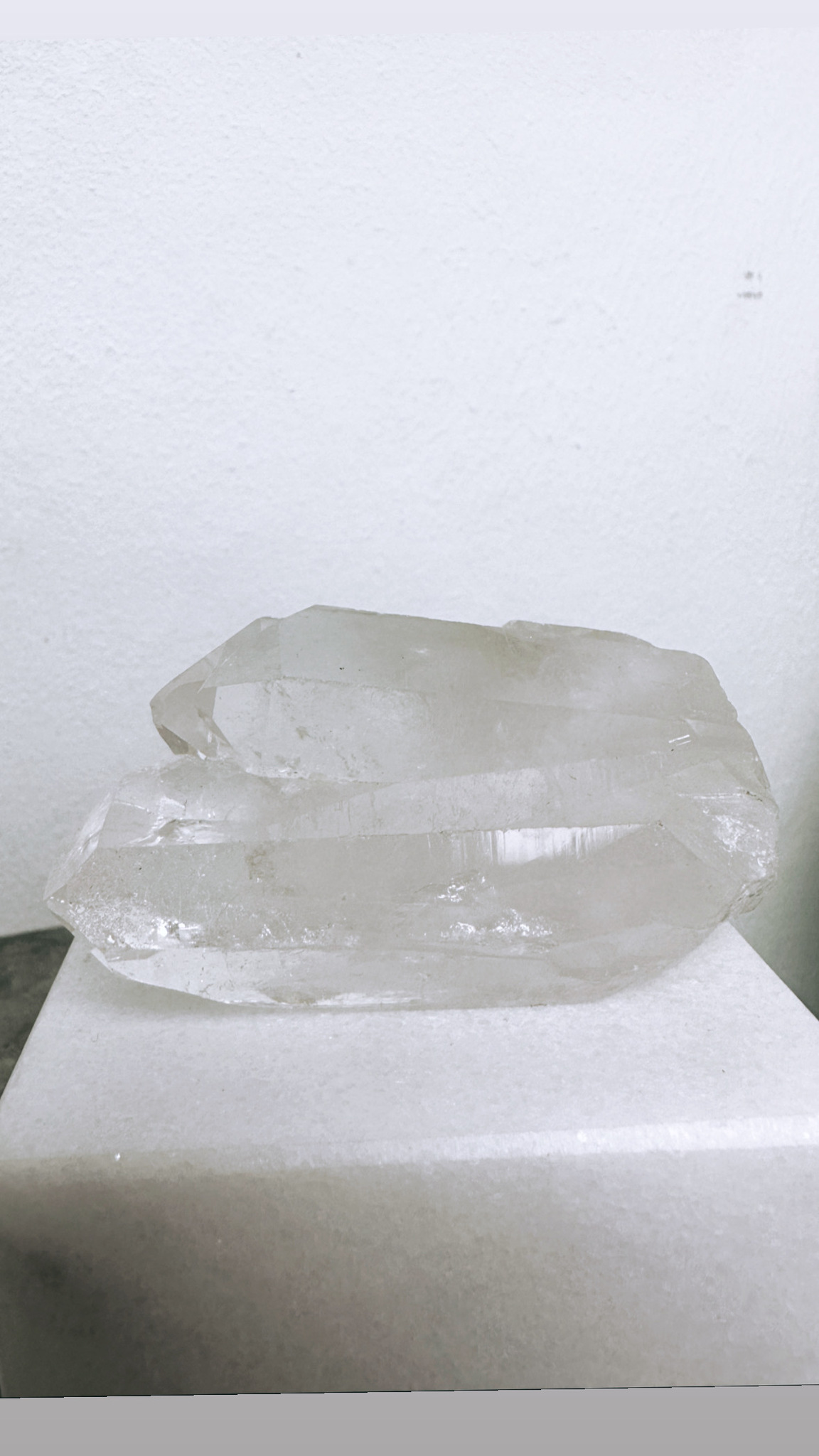 Bergkristall, kluster Ä