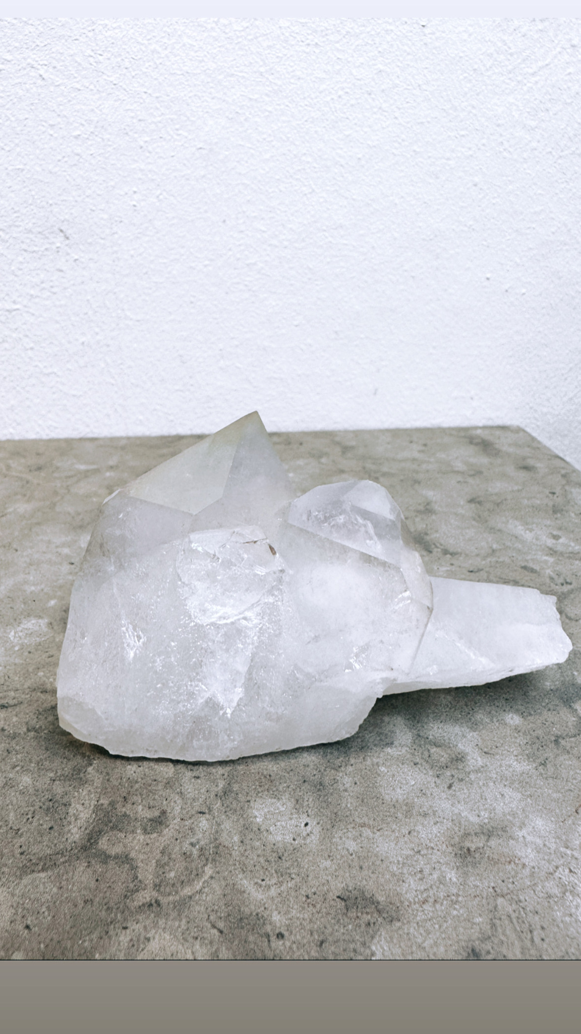 Bergkristall med aura, kluster (K)