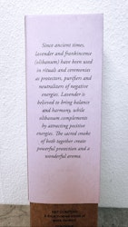Lavendel & Frankincense rökelsepinnar, Sagrada Madre