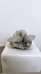 Bergkristall, kluster från Riksgränsen