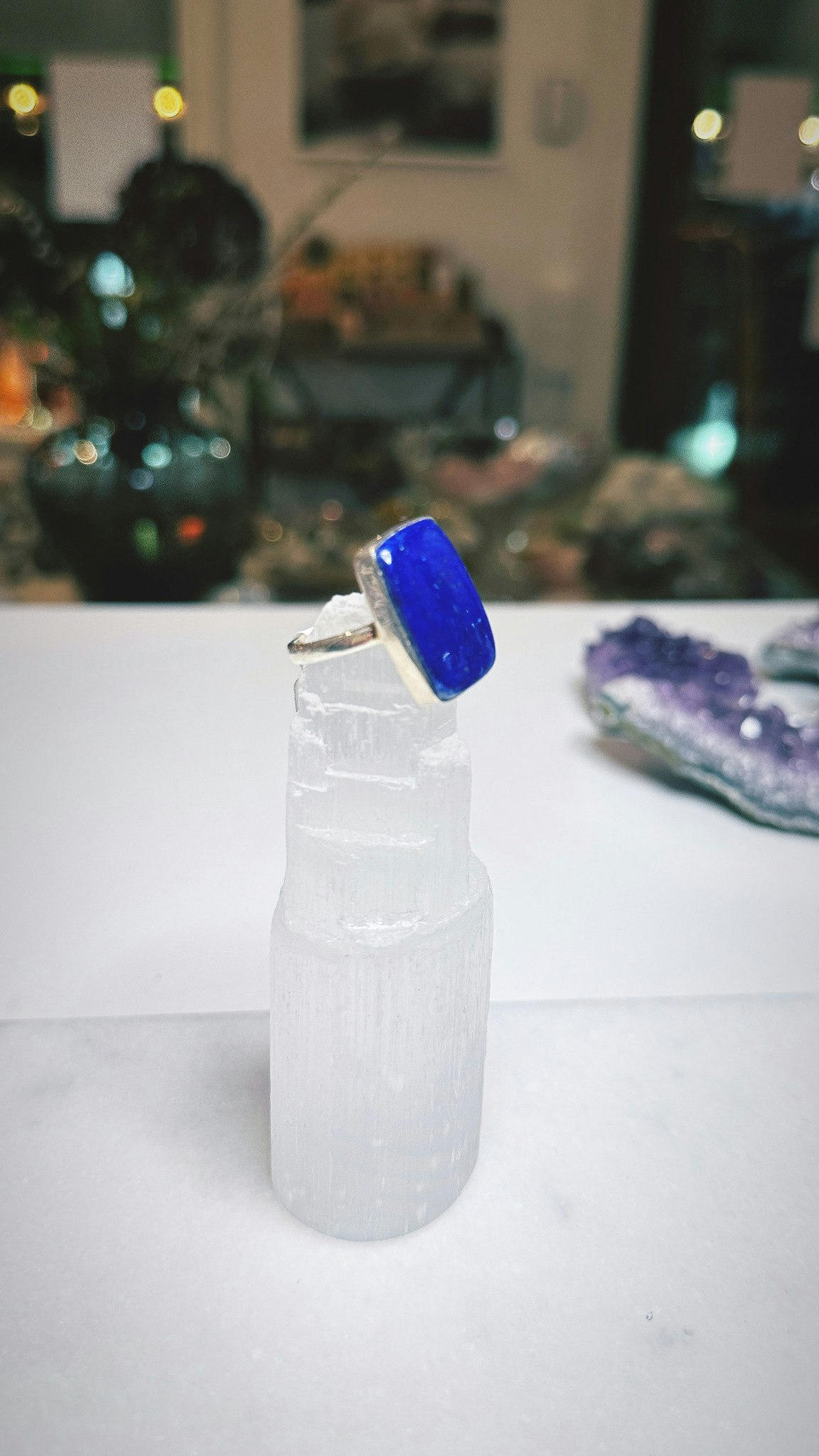 Lapis Lazuli, ring sterlingsilver 925 (X7)