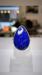 Lapis Lazuli, ring sterlingsilver 925 (X8)