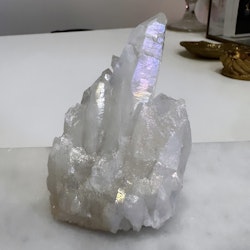 Bergkristall med aura, kluster (F)