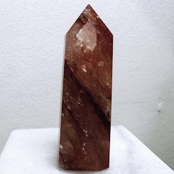 Fire quartz/Hematoid quartz, torn (A)