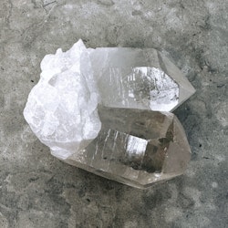 Bergkristall, spets/kluster (F)