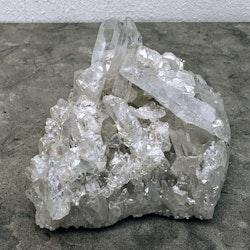 Bergkristall med aura, kluster (K)