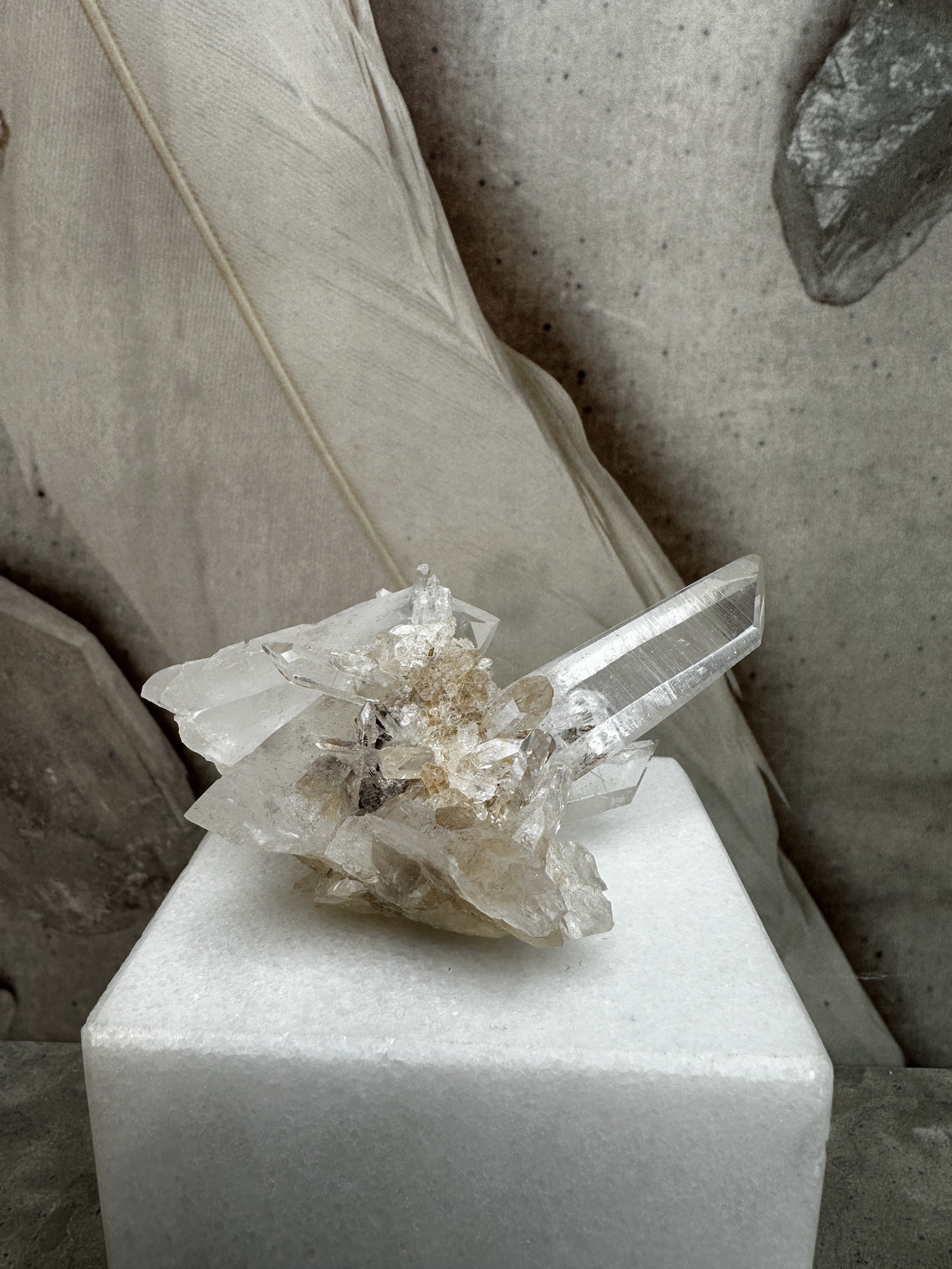 Colombian quartz, kluster (B)