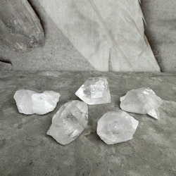 Bergkristall, råa spetsar